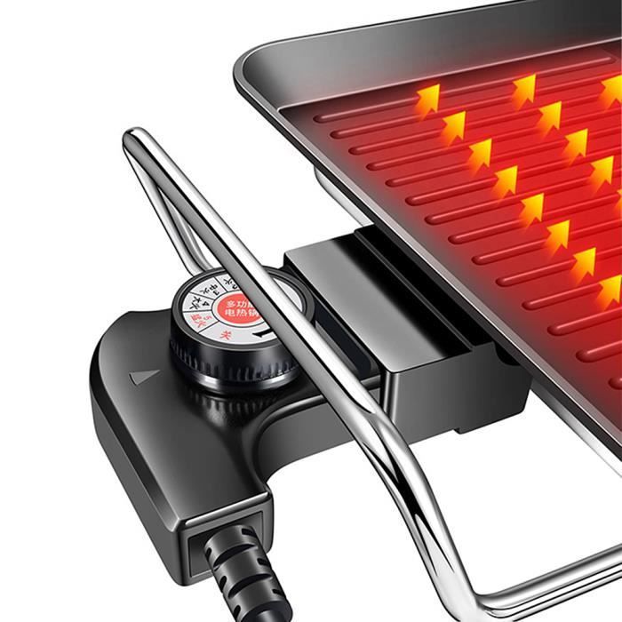 LUXS Compact Electric Griddle 68*28cm, 1355w, 220v