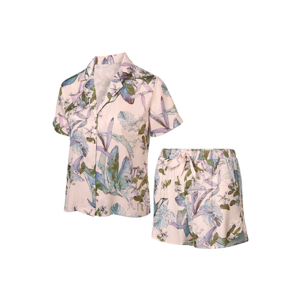 Dámské letní krátké pyžamo, AOP