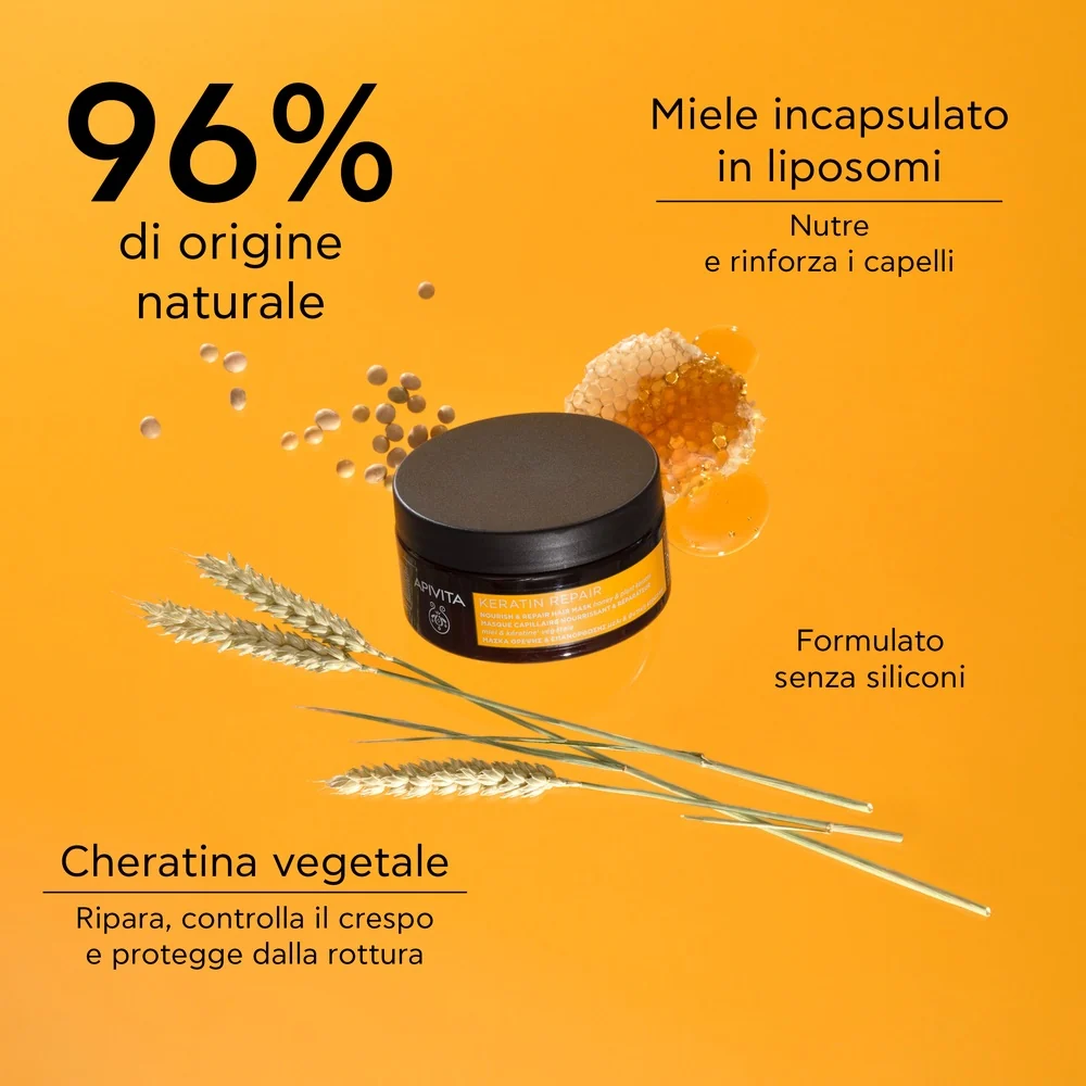 Capelli - Keratin Repair Maschera Capelli Nutriente Riparatrice - Maschera Nutriente Capelli, Maschera Riparatrice Capelli
