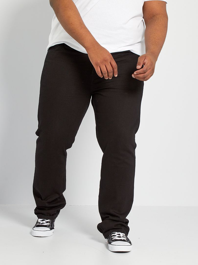 Pantalones vaqueros de algodón puro - NEGRO