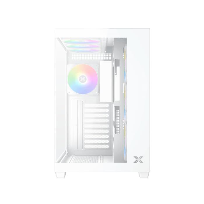 Computer case - Xigmatek - Aqua V Air ARGB - White - RGB - Modern design