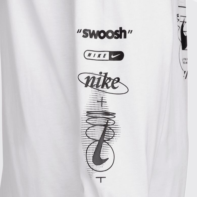Koszulka sportowa z długim rękawem i nadrukiem Boyfriend Swoosh