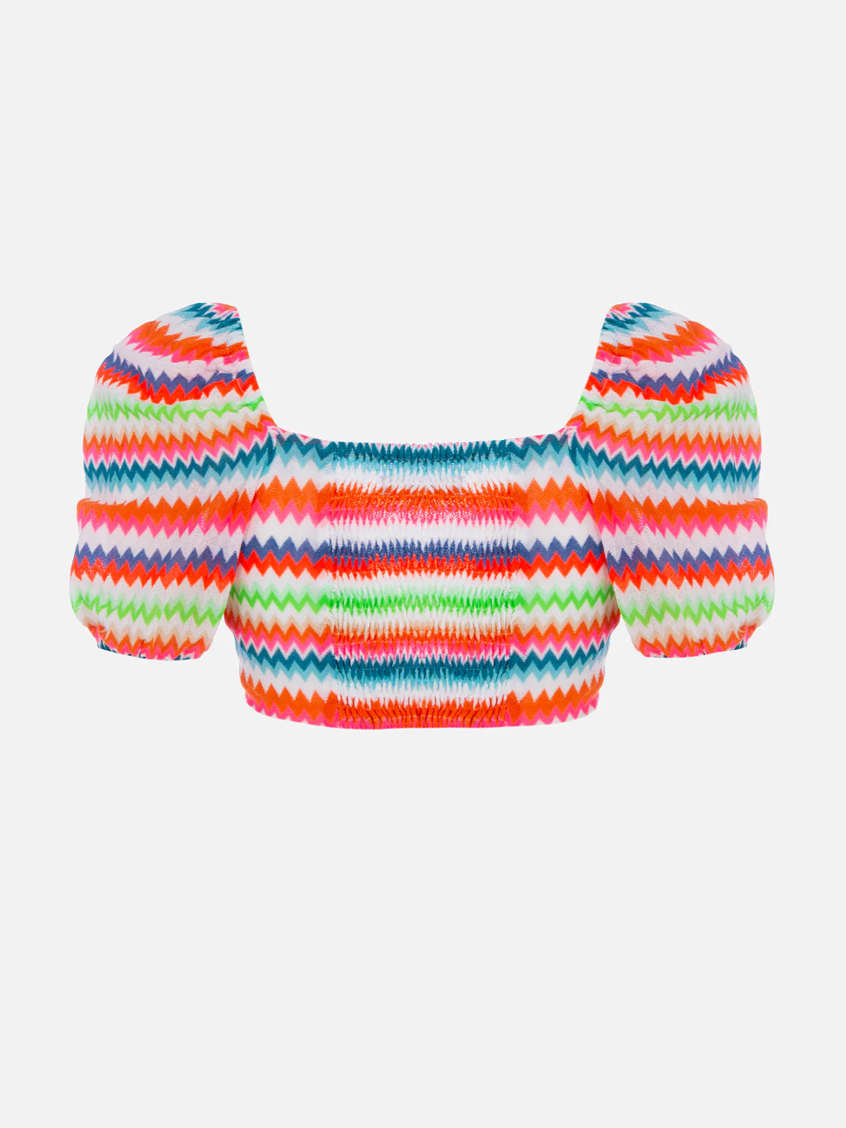 Crop top van raschelbreisel voor dames