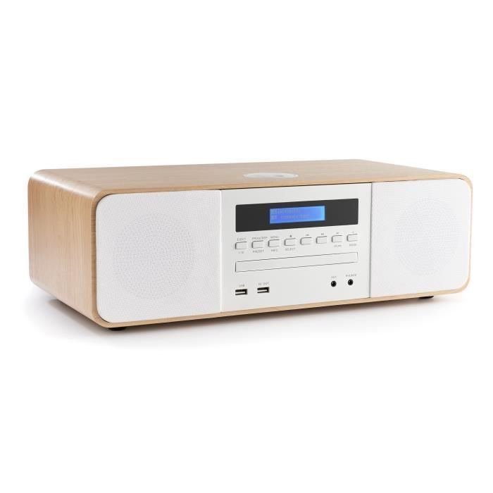Combo con reproductor de CD por inducción, radio DAB, Thomson MIC201IDABBT