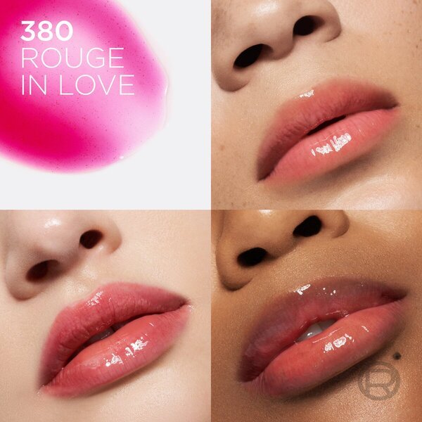 L'Oréal Paris Plump Ambition 380 Rouge In Love hijaluronsko ulje za usne