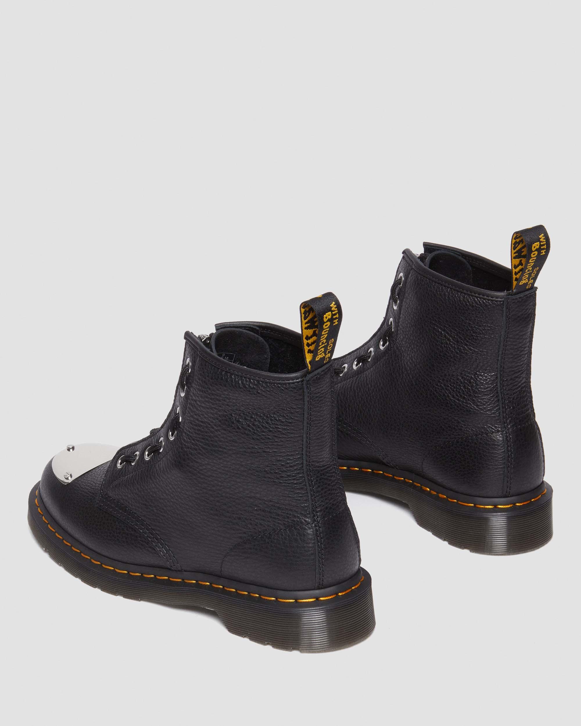 1460 Toe Plate Lunar Leather Jungle Zip Boots