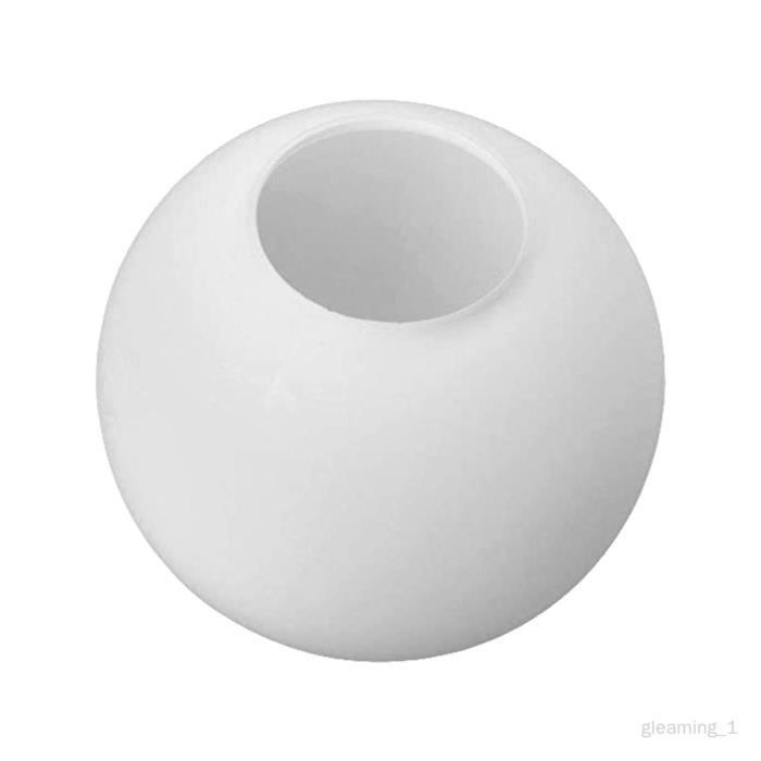 Pantalla de lámpara - Cristal - 10 cm - Blanca - Contemporánea - Diseño elegante