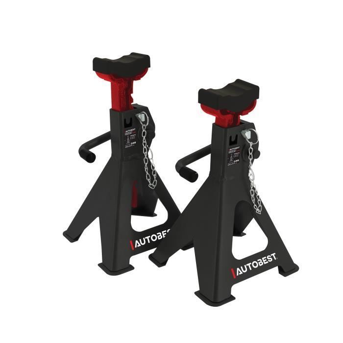 AUTOBEST Lot de 2 Chandelles à Crémaillères 2 T
