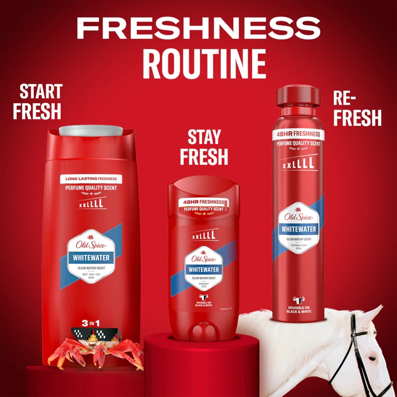 „Old Spice Whitewater“ dezodorantas vyrams, pieštukas