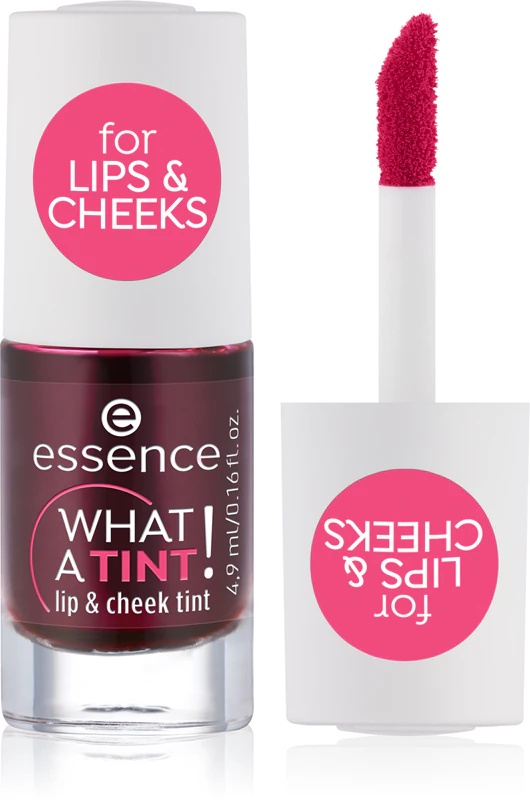 essence WHAT A TINT! tekoče rdečilo za lica in glos za ustnice