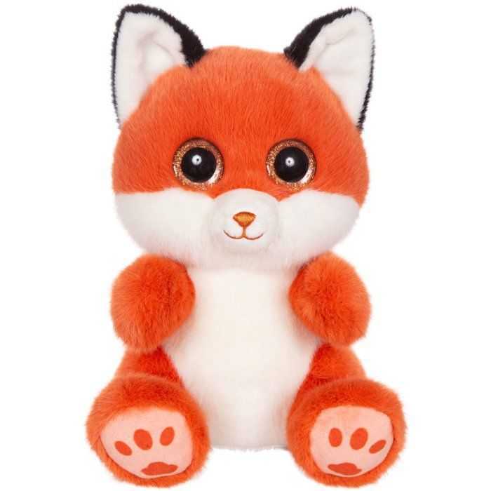 Peluche - Peluche Renard FLAME Cutydoos orange brulé – 23 cm
