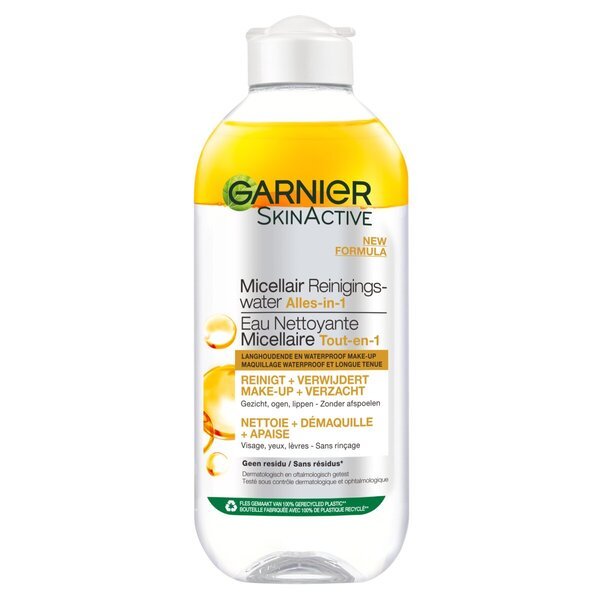 Garnier SkinActive micelarna voda za čišćenje za dugotrajnu i vodootpornu šminku 400 ml - Za sve tipove kože