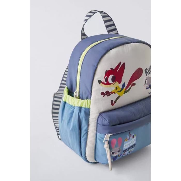 Sac à dos enfant – Disney Zootopie – Nick & Judy – Cartable maternelle garçon fille – Motif dessin animé Zootopia