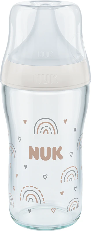 Mamadeira de vidro NUK Perfect Match com controle de temperatura