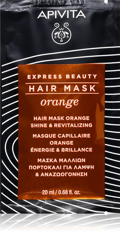 Apivita Express Beauty Hair maska Shine Orange revitalizirajoča maska za lase