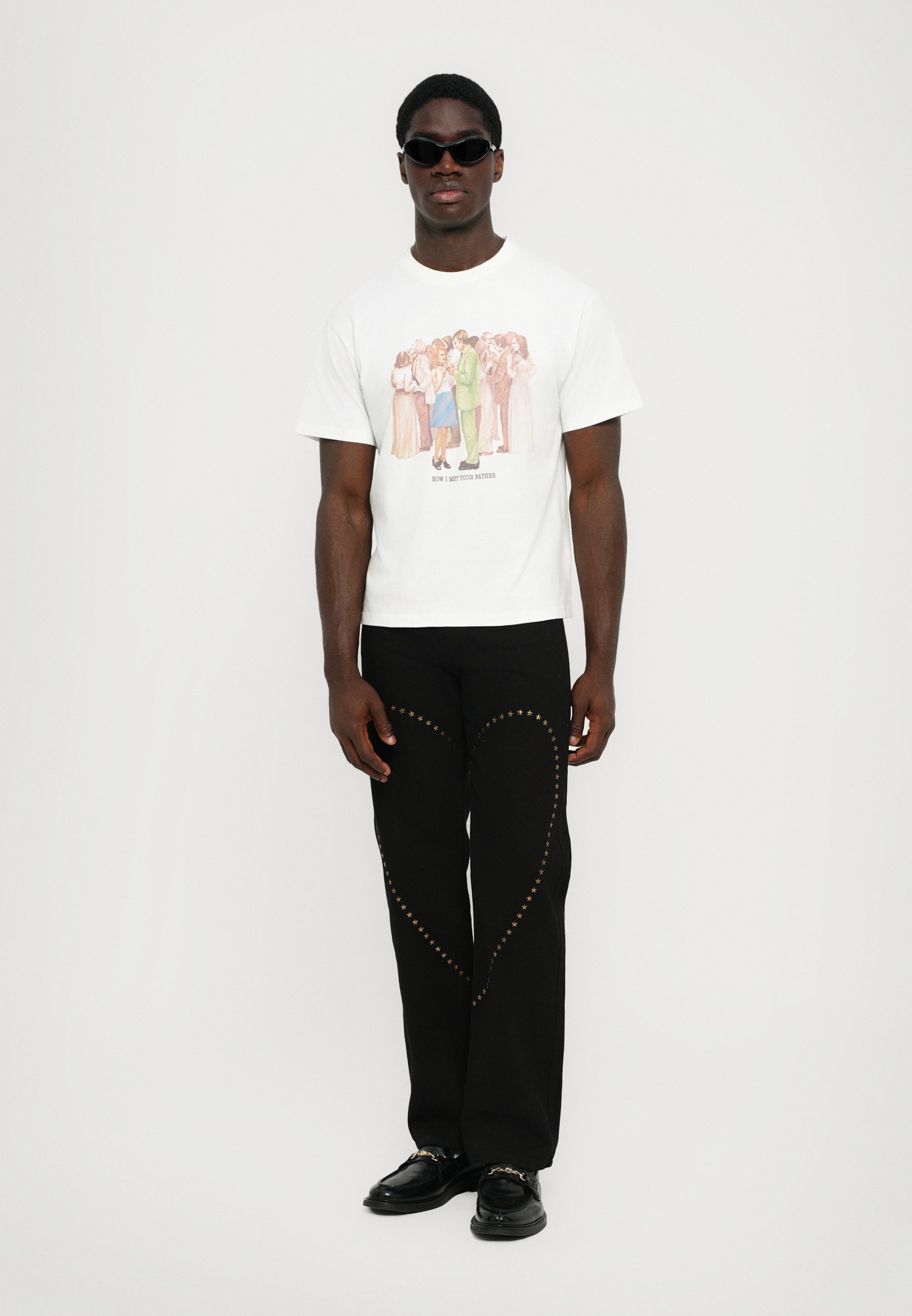 Carne Bollente MEET CUTE HOW I MET YOUR FATHER - T-shirt met print - wit