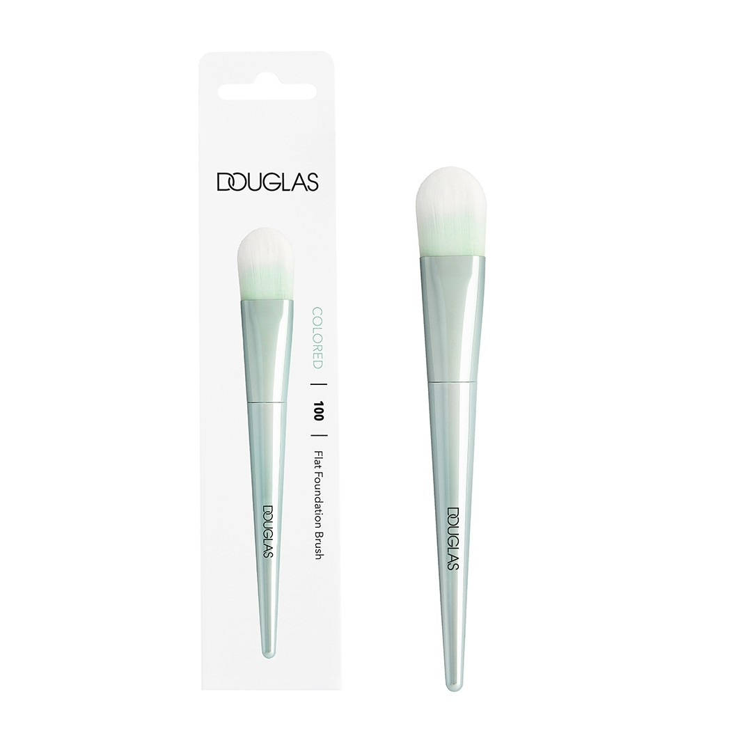 Conjunto de 100 Pincéis Planos para Base Douglas Collection, Coloridos - Acessórios para Pincéis de Base -