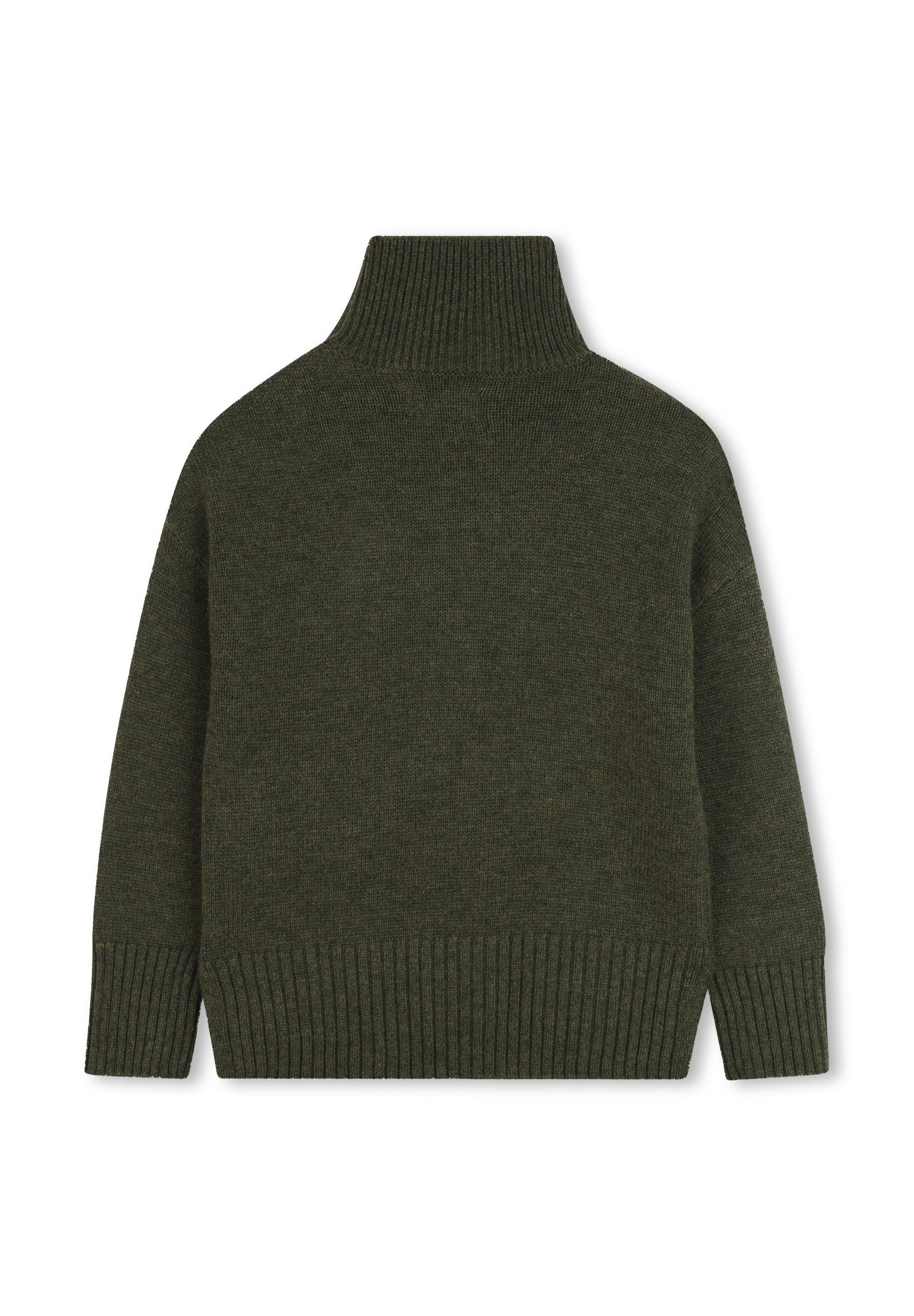 Zadig & Voltaire POLO NECK - Gilet - green marl