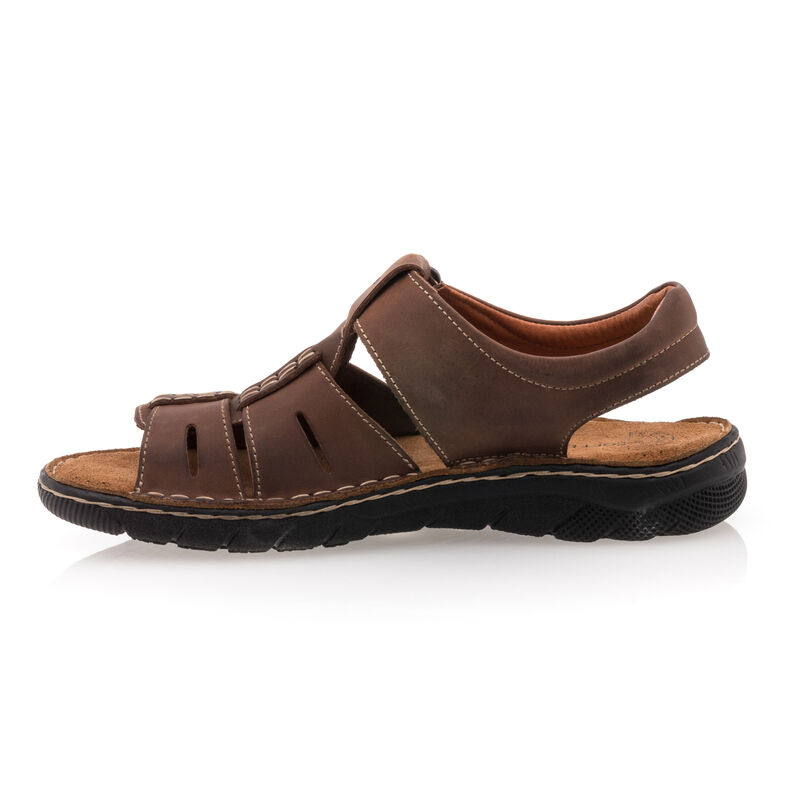  Brune sandaler / sko med åpen tå for menn