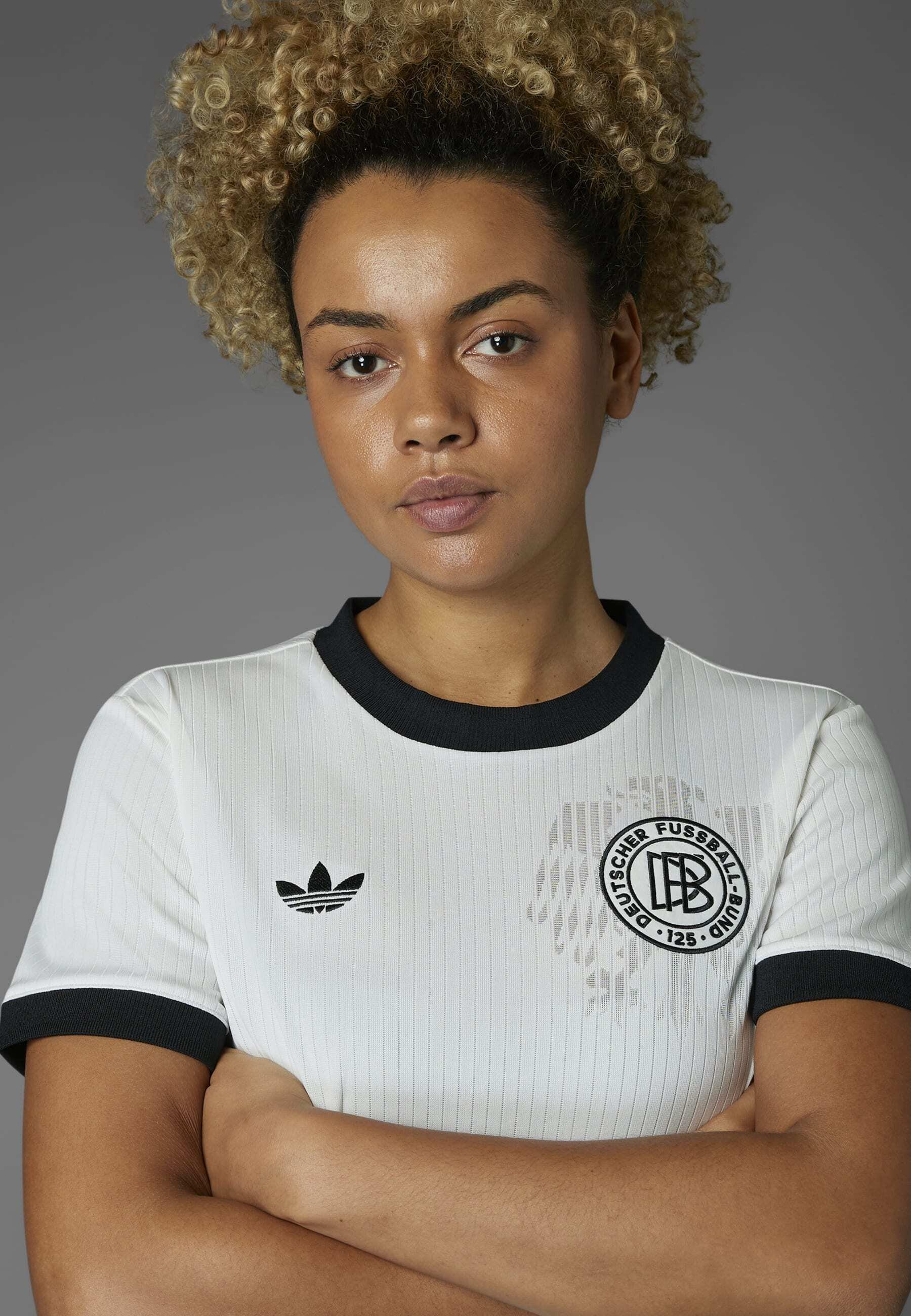 adidas Originals DEUTSCHLAND DFB 125-JARIG JUBILEUM - Kleding van het nationale team - wolkwit/zwart