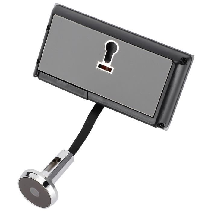 Visionneuse de porte, caméra HD de 3,5 pouces 120 degrés Mini HD Visionneuse de judas extérieure HD Surveillance 24 heures Facile