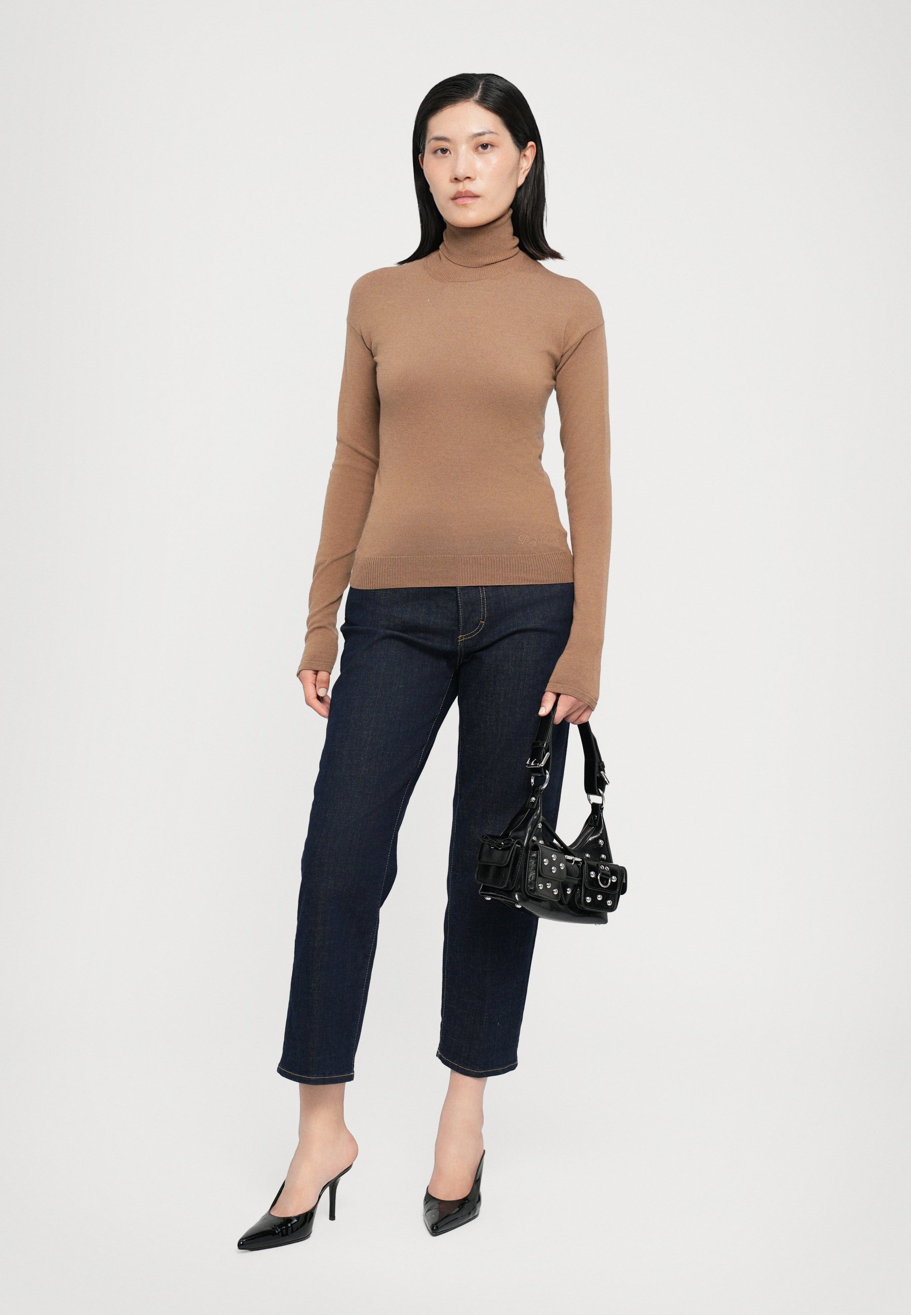 Dsquared2 TURTLE NECK - Trui - camel