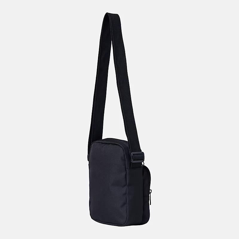 Torba typu bandolera unisex - CZARNA