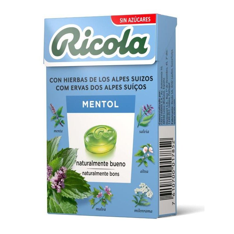 Mentolové cukríky Výživa a dietetika
