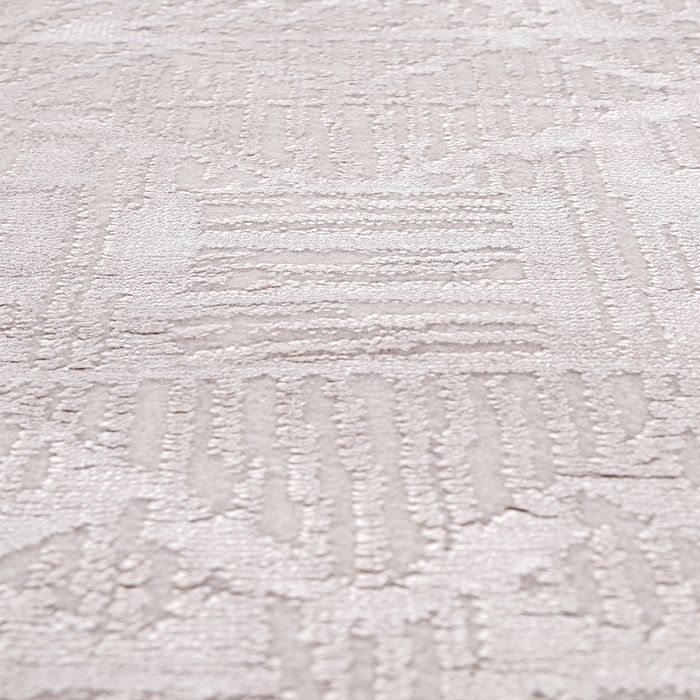 Groot, eigentijds en modern design vloerkleed - Beige (240 x 340 cm) - Aveline Beige