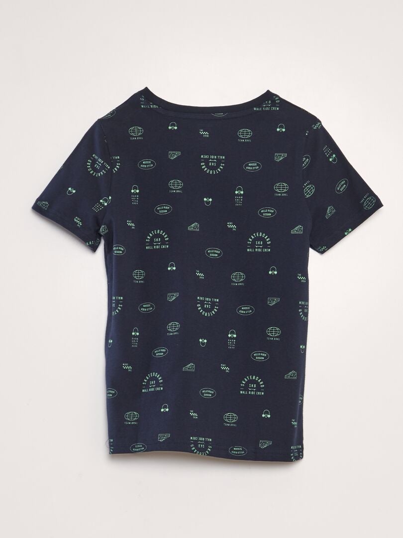 Camiseta estampada - AZUL