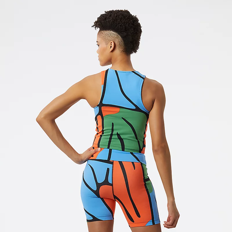 Femme NB Athletics Kim Van Vuuren Tanktop mit Print - SCHWARZ MEHRFACH