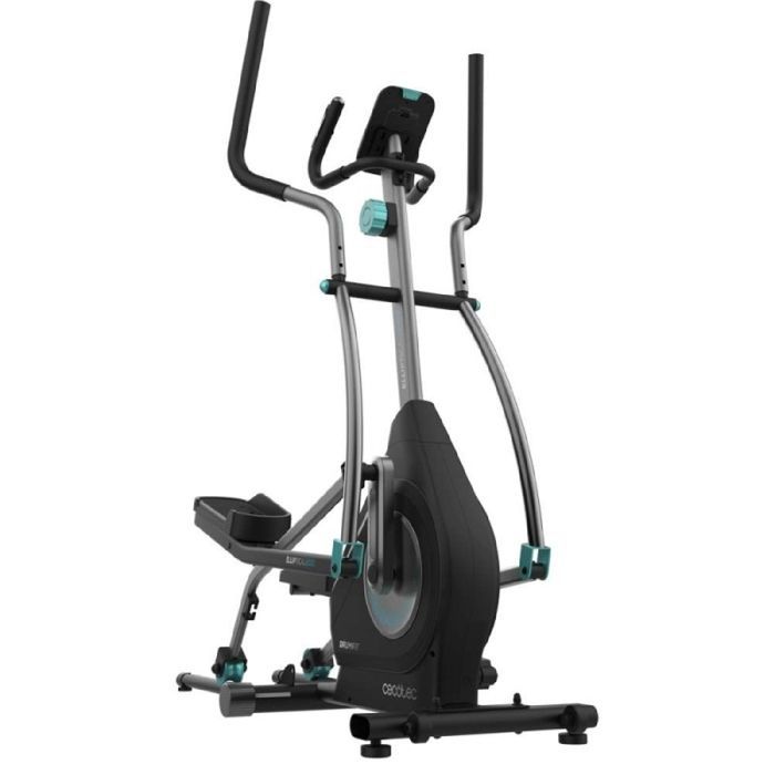 Bicicleta elíptica plegable Cecotec Drumfit 8000 con Motor Pro, aplicación, motor de resistencia magnética ajustable y pantalla.