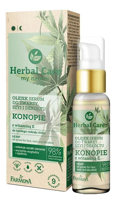 Herbal Care Olejek-serum do twarzy, szyi i dekoltu