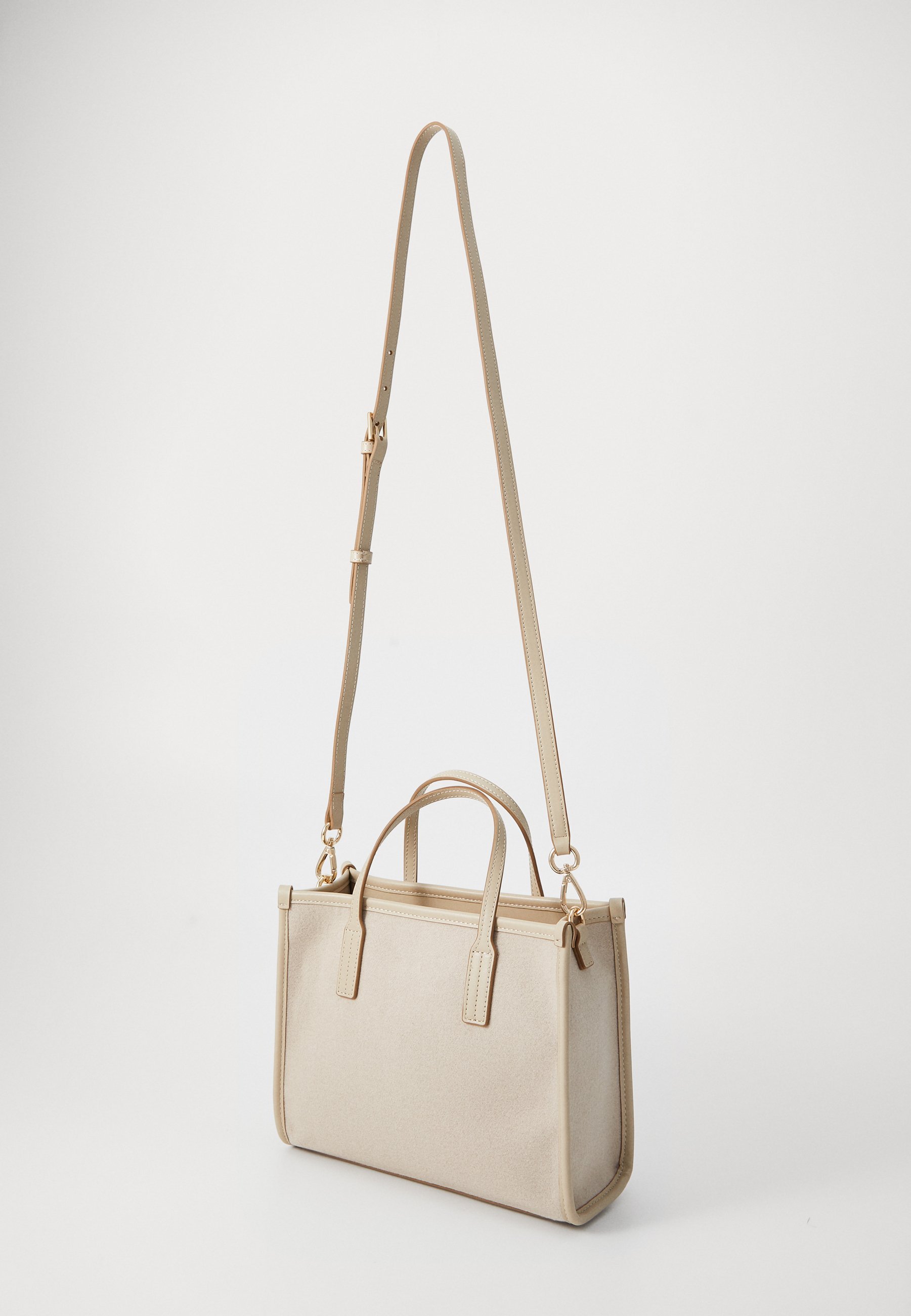Borsa a mano Tommy Hilfiger CITY SMALL TOTE MELTON - colore sandalo