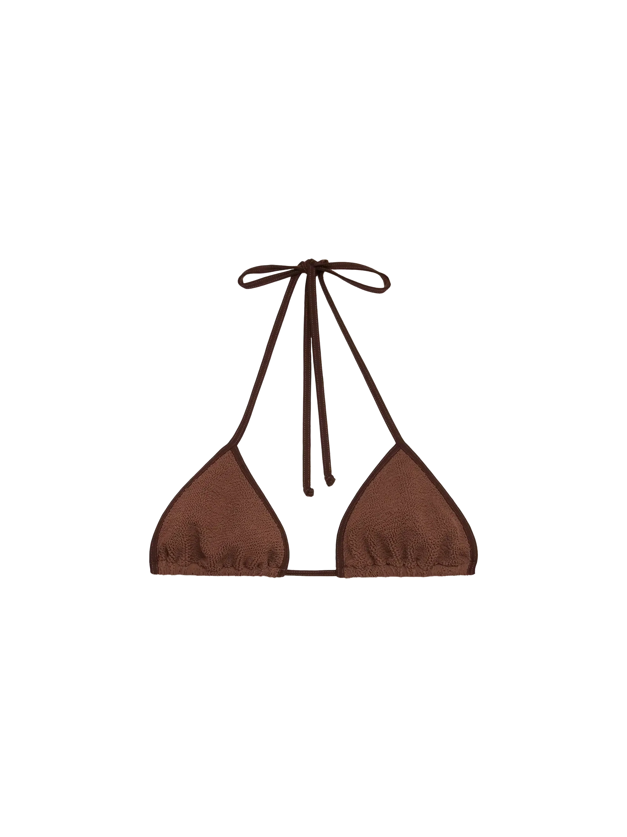 Top triangular arrugado Leah Brown