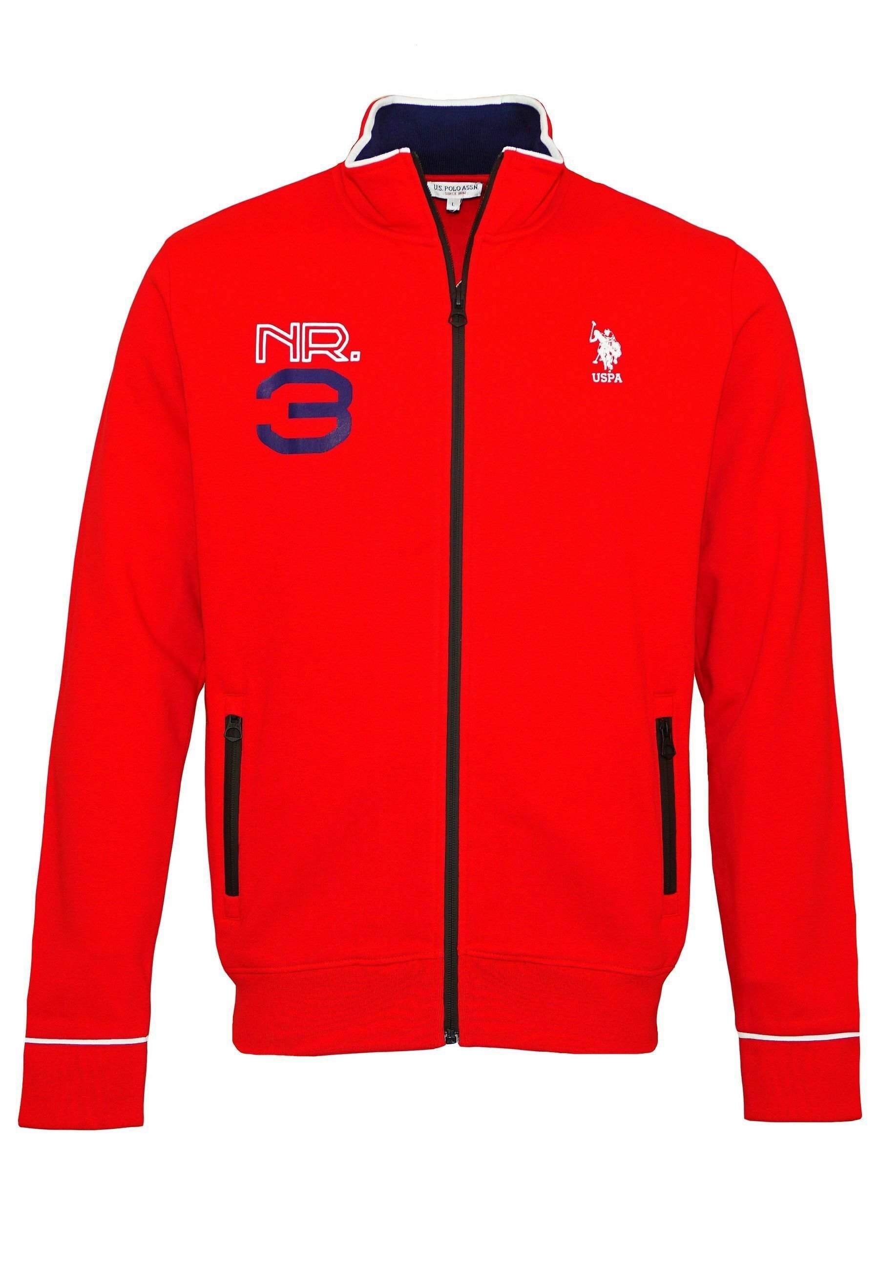US Polo Assn. trainingsjack - rood