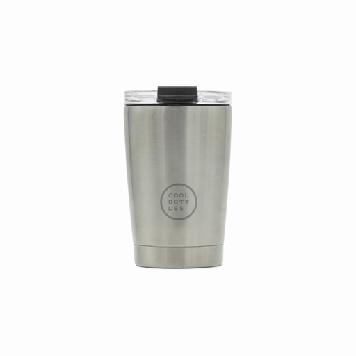 Termohrnek Cool Bottles z nerezové oceli, stříbrný metalický