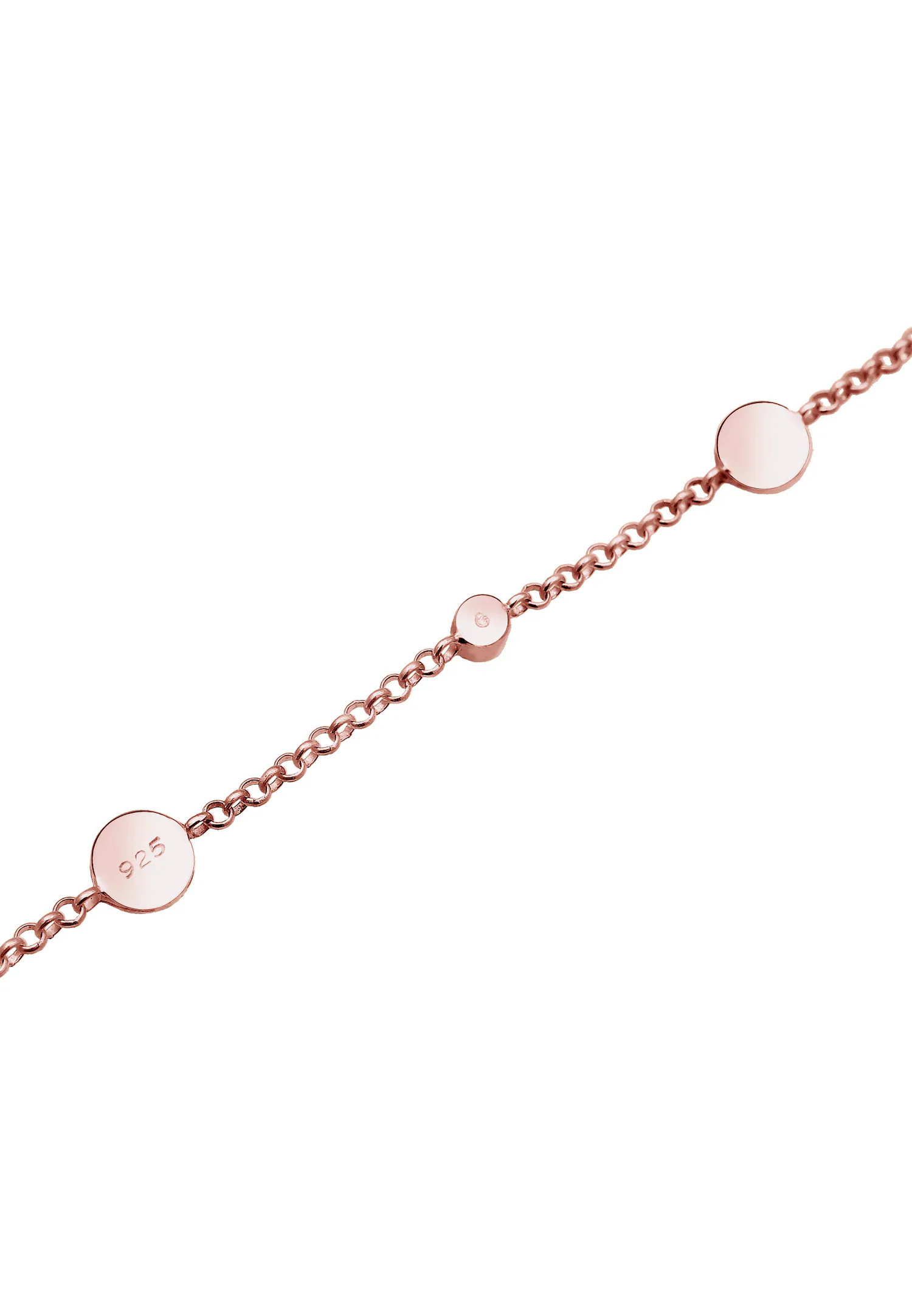 Elli Femmes avec plaquettes et cristaux en argent sterling 925