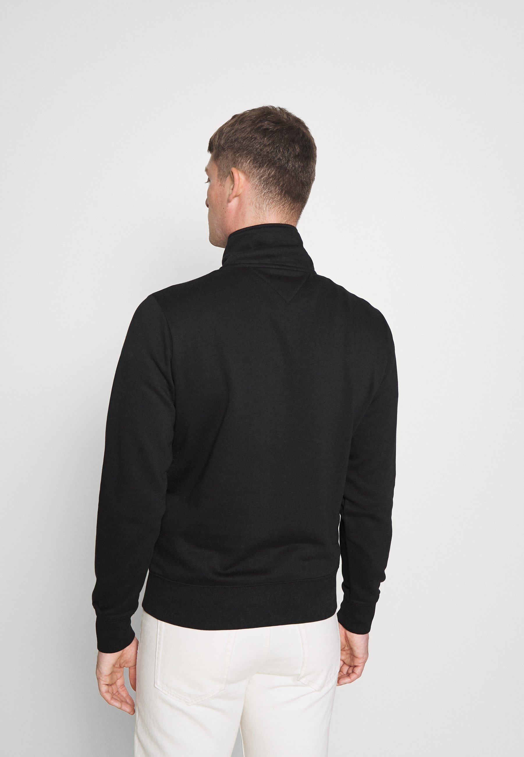 Tommy Hilfiger LOGO MOCK NECK - Sweatshirt - zwart