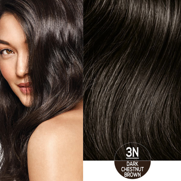Naturtint Permanent Hårfarge Gel 3N Mørk Kastanjebrun