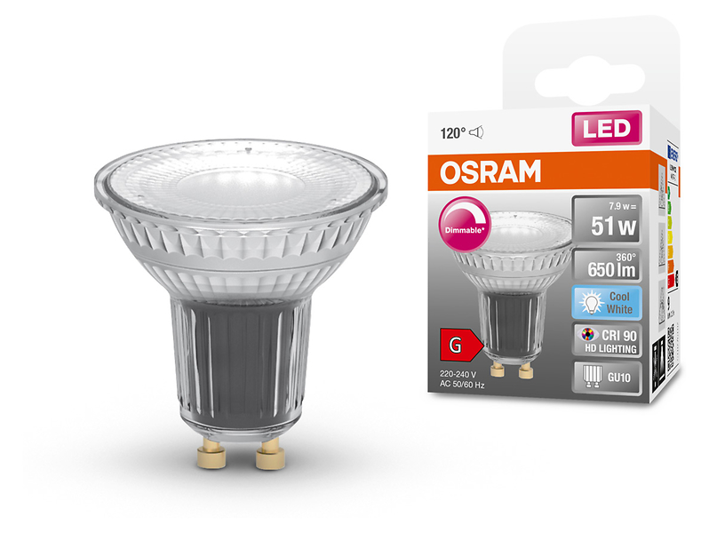 Żarówka LED GU10 z neutralną barwą światła
