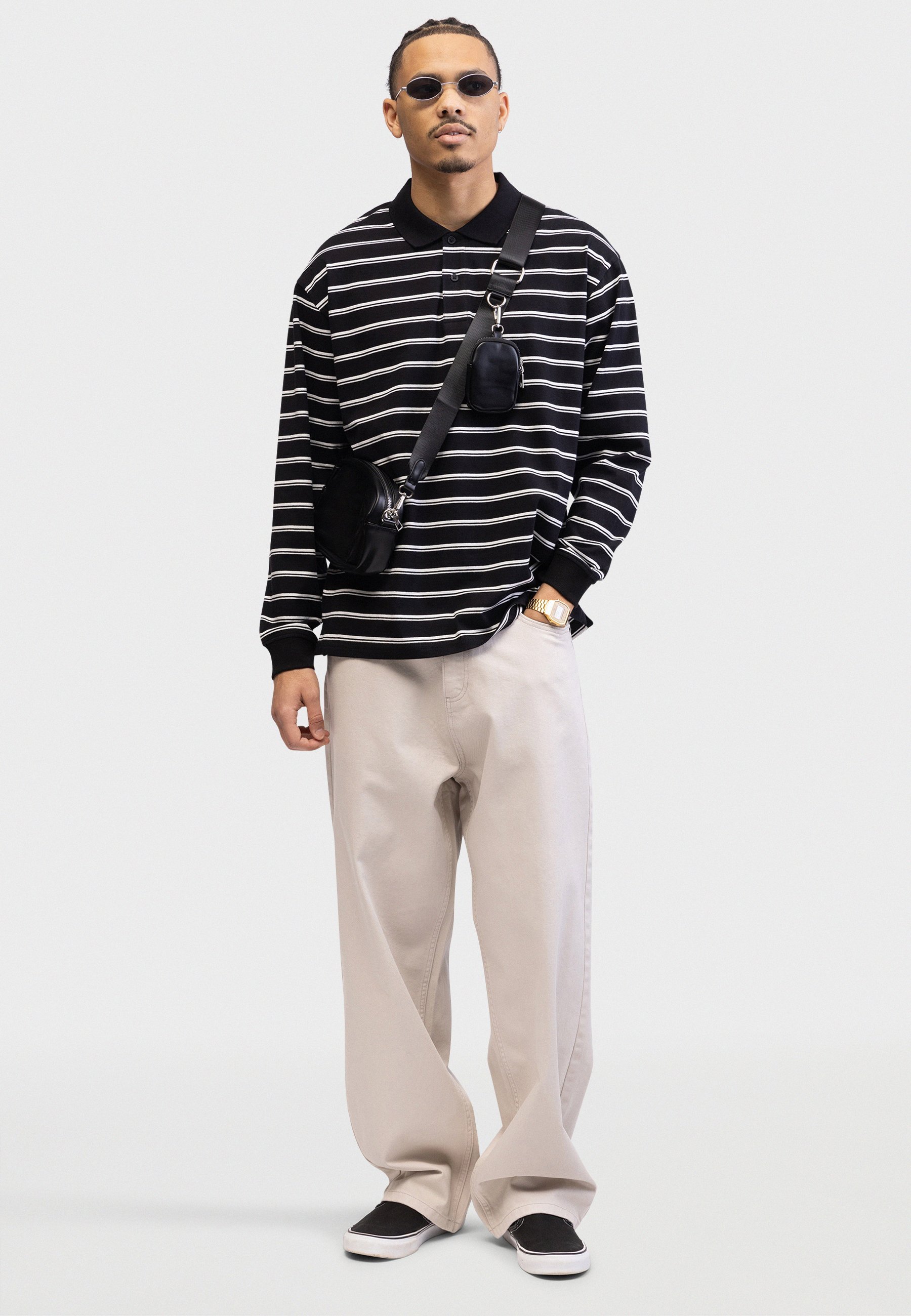 Polo Rebel WESLEY coupe oversize - Noir