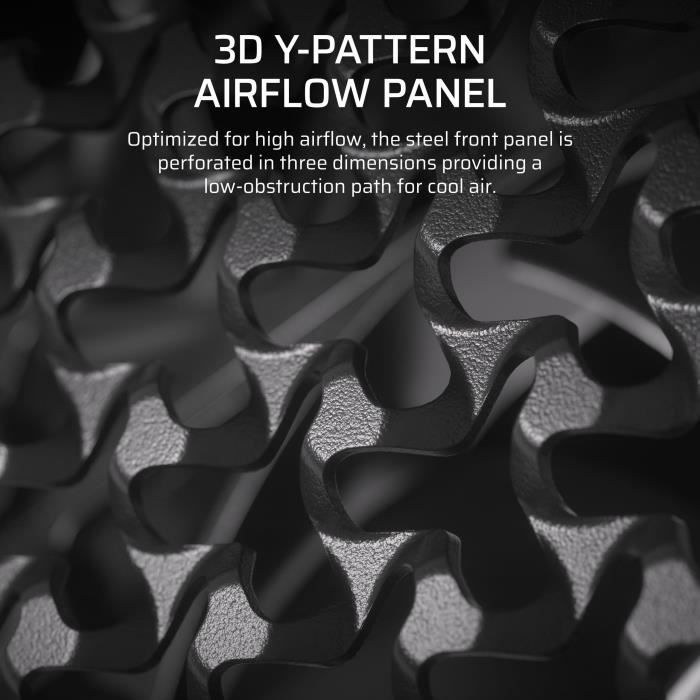 Boîtier ATX - CORSAIR - FRAME 4000D RS ARGB - Modulaire - 3 Ventilateurs ARGB Préinstallés - Débit d'air Élevé