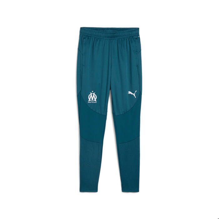 Pantaloni da allenamento - Puma - OM 2024/25 - Verdi - Unisex - Traspiranti