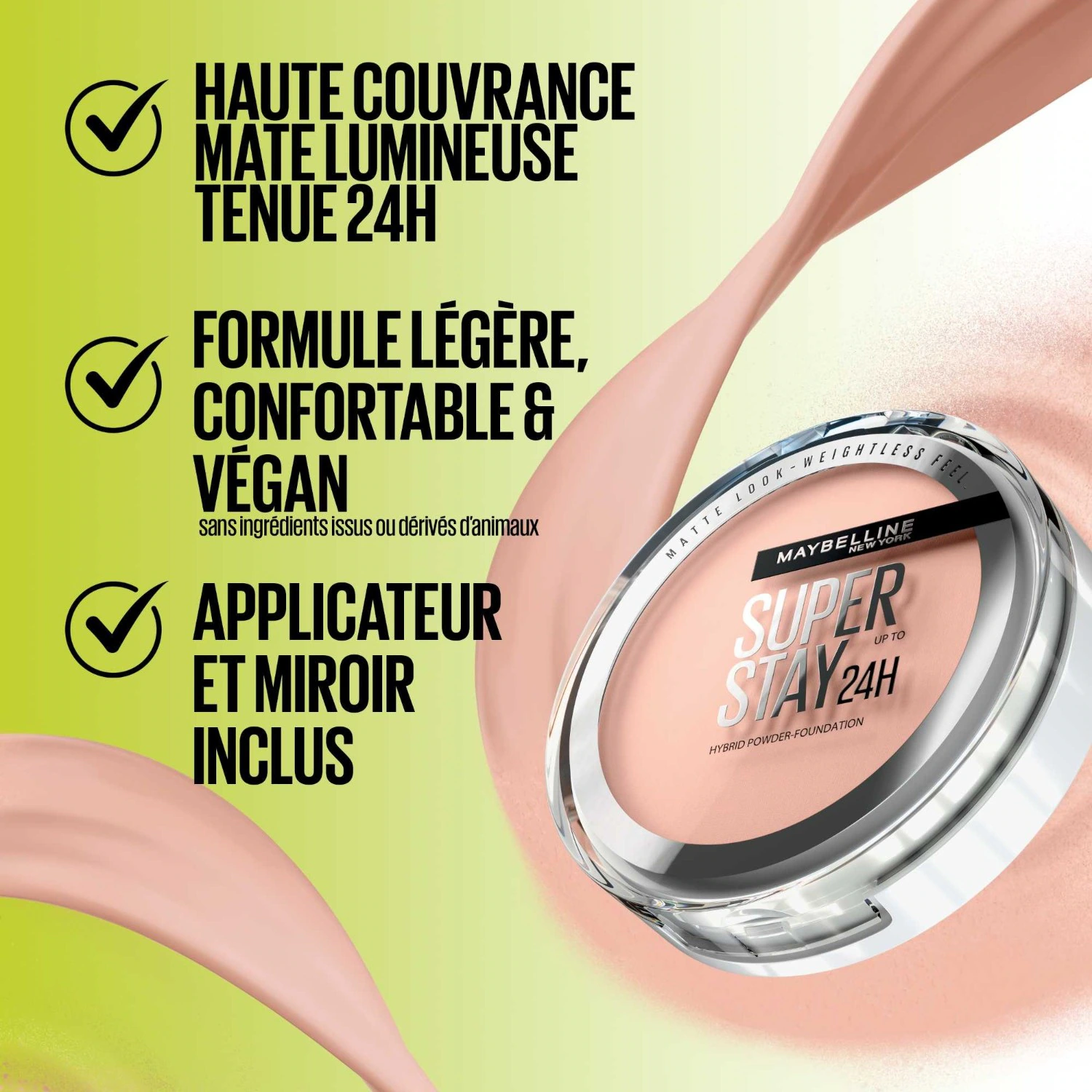 Maybelline Fond de teint-Poudre Longue Tenue