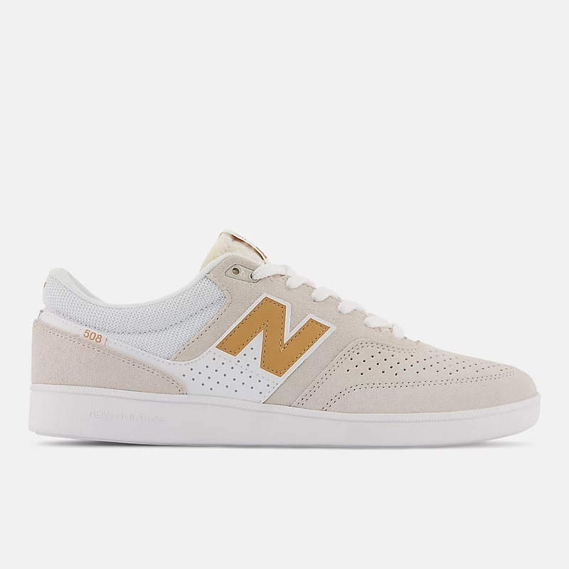 Unisex NB Numeric Brandon Westgate 508 - Weiß mit Braun