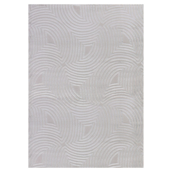Dywan nowoczesny 3D Sahara Geometria szary 80 cm x 150 cm