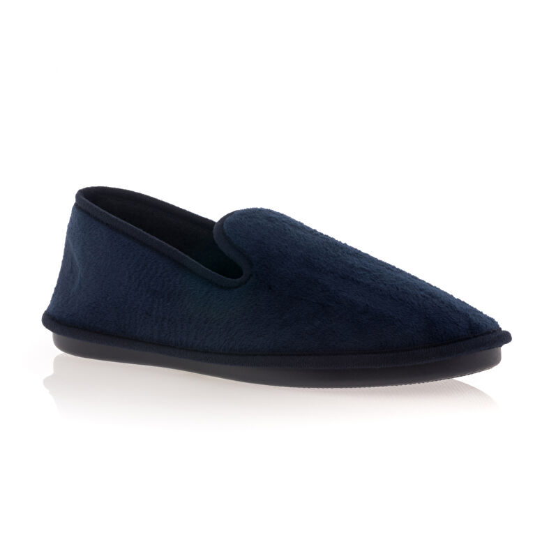 Blaue Herrenpantoffeln