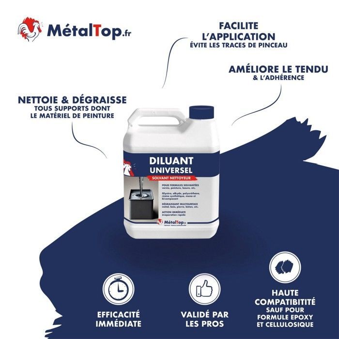 Diluente universale - 5 kg - Tappo in metallo - Incolore