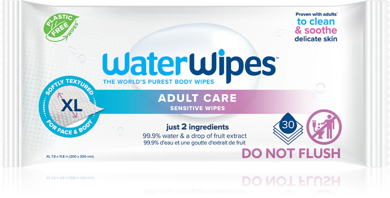 Vlhčené obrúsky WaterWipes Adult Care pre dospelých